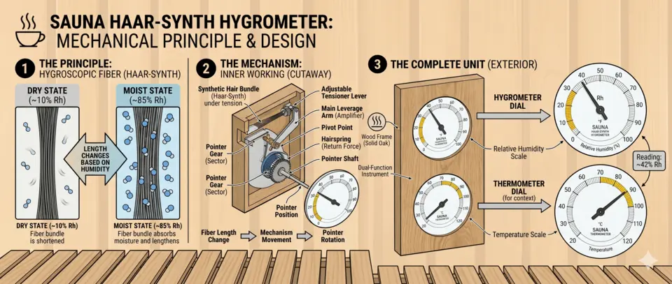 How to Calibrate Your Sauna Hygrometer with Synthetic Hair (Simple 5-Minute Method)