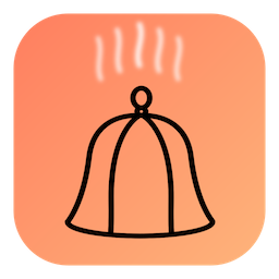 Sauna Assistant App Logo - Sauna Hat with Steam